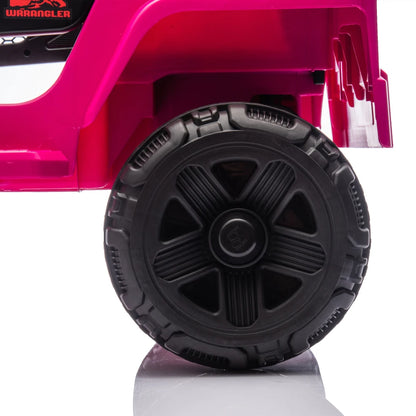 12V Kids Ride On Electric Truck Car W/Parents Control,2WD,Four-wheel suspension,Early education function,Adjustable volume