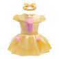 Baby Princess Romper for Girls with Headband 6M 12M Costume