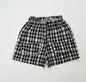 Toddler Shorts Baby Boy Plaid Shorts Girl Shorts