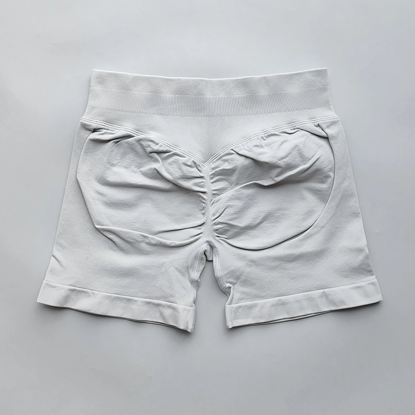 Shorts Seamless Gym Shorts Women, Fitness Sports Low Ribbed Band Workout Shorts