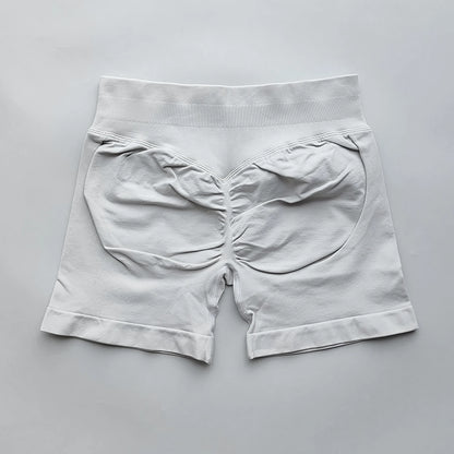 Shorts Seamless Gym Shorts Women, Fitness Sports Low Ribbed Band Workout Shorts