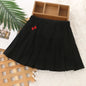 Girls Skirt Summer Cute Outer Wear Casual Simple Pleated Kids Skirt Design 4-10Y