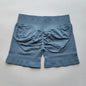 Shorts Seamless Gym Shorts Women, Fitness Sports Low Ribbed Band Workout Shorts