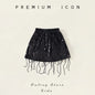 Girls' Tassel Sequined Half Skirt  New Children's Light Luxury Fashionable A-line Skirt