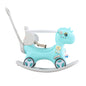 Rocking Horse for Toddlers, Balance Bike Ride On Toys with Push Handle, for Baby Girl or Boy
