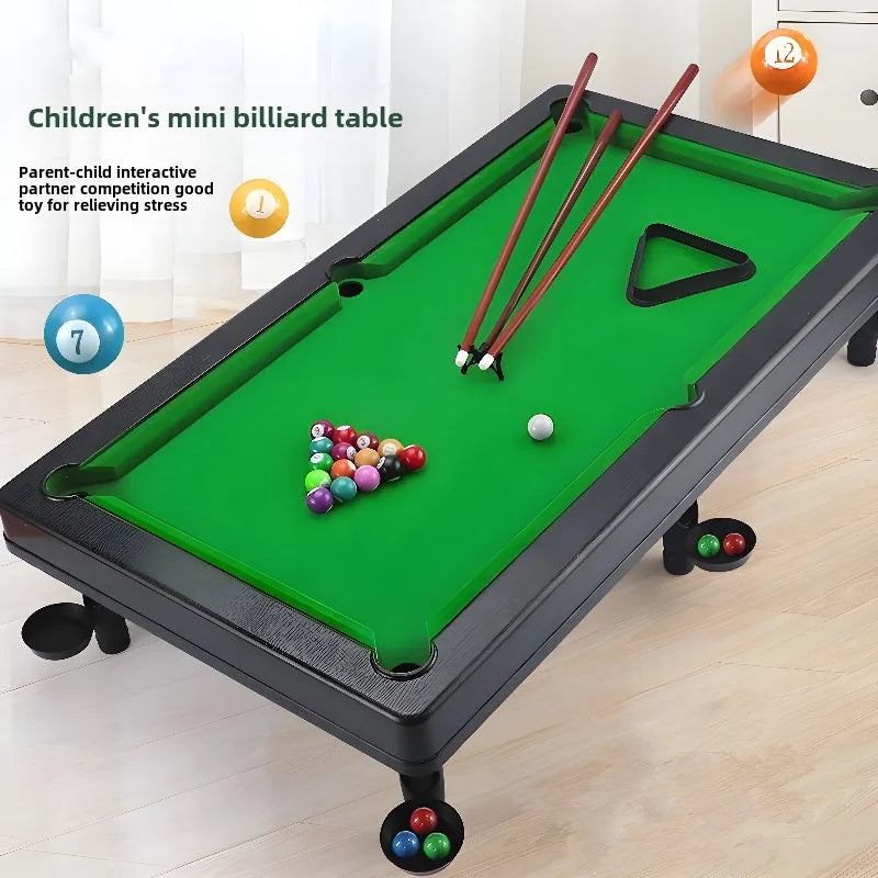 Fun Billiards table game , whole family, enhance parent-child interaction