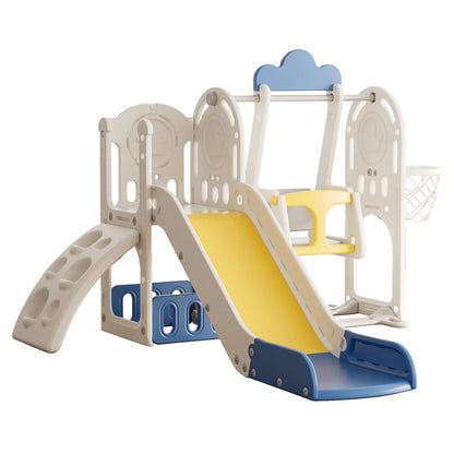 Kids Slide for Toddlers Age 1-4, 11in 1 Baby Slide Outdoor Indoor Playground with Basketball Hoop