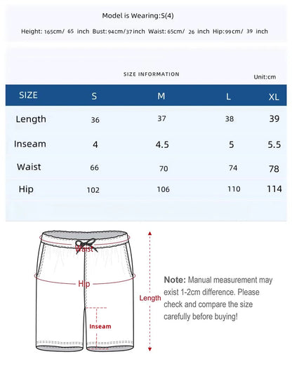 Mermaid Curve Breathable Letter Graphic 2 In 1 Sport Shorts Women Quick Dry Running Shorts Drawstring Waistband Fitness