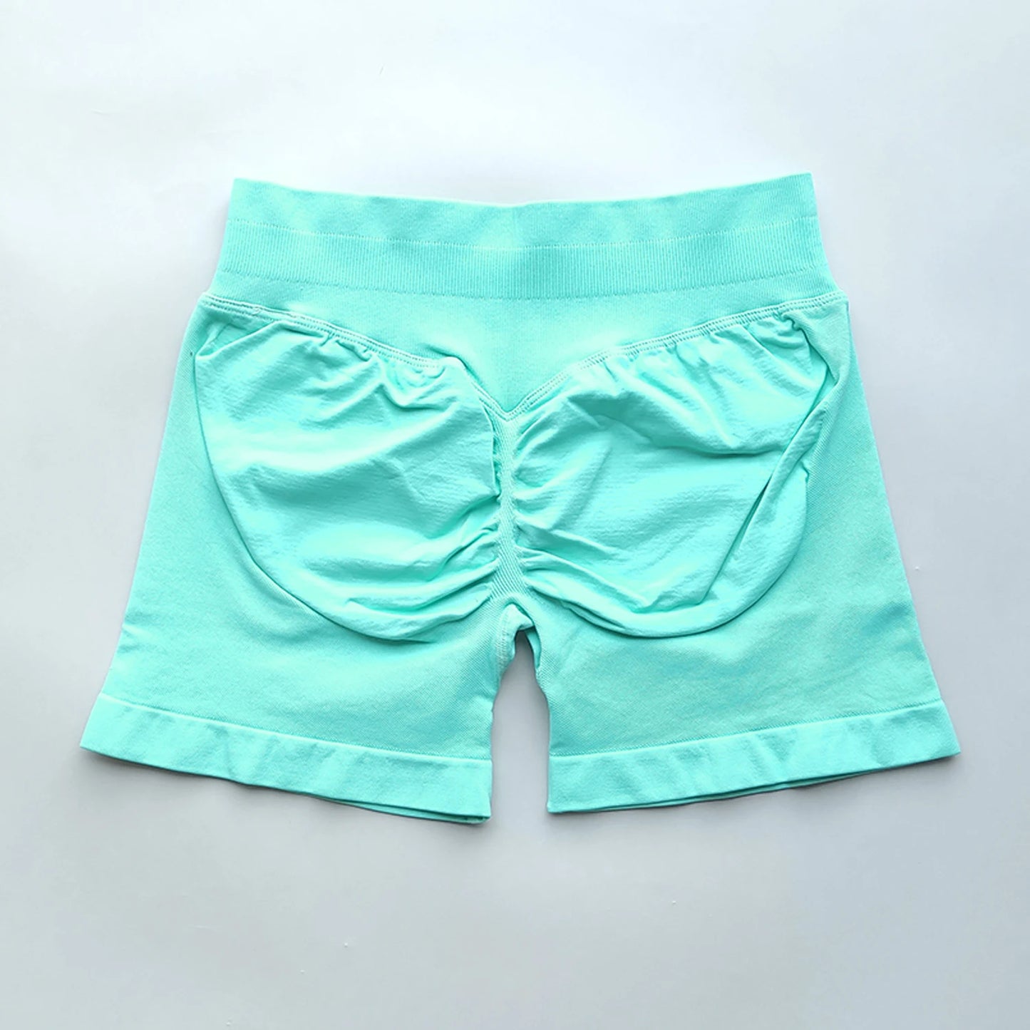 Shorts Seamless Gym Shorts Women, Fitness Sports Low Ribbed Band Workout Shorts