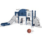 8 In 1 Toddler Slide Indoor or outdoor Playground set,  for kids ages 1-3