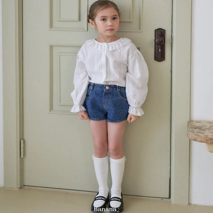 Baby girl Jean Shorts Cute Baby Girl Floral Shorts